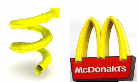PC Music and McDonald's symbols