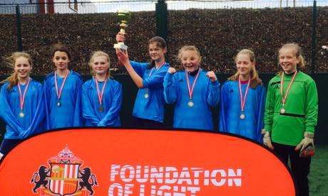 Women's football team at Biddick Academy