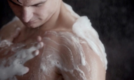 Plymouth MP Johnny Mercer lathers up for the Dove ad.