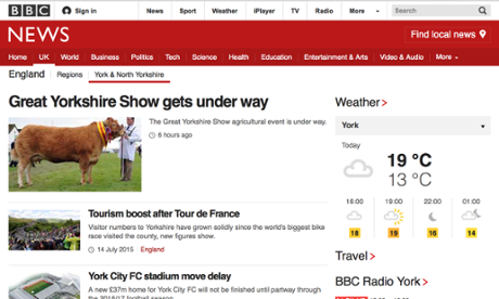 BBC website: not to blame for the decline in local newspapers