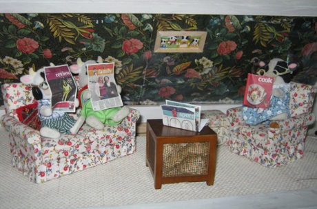 Sylvanians reading the Guardian