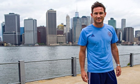 Frank Lampard signed for New York City FC in 2014 but delayed his start to play for Manchester City
