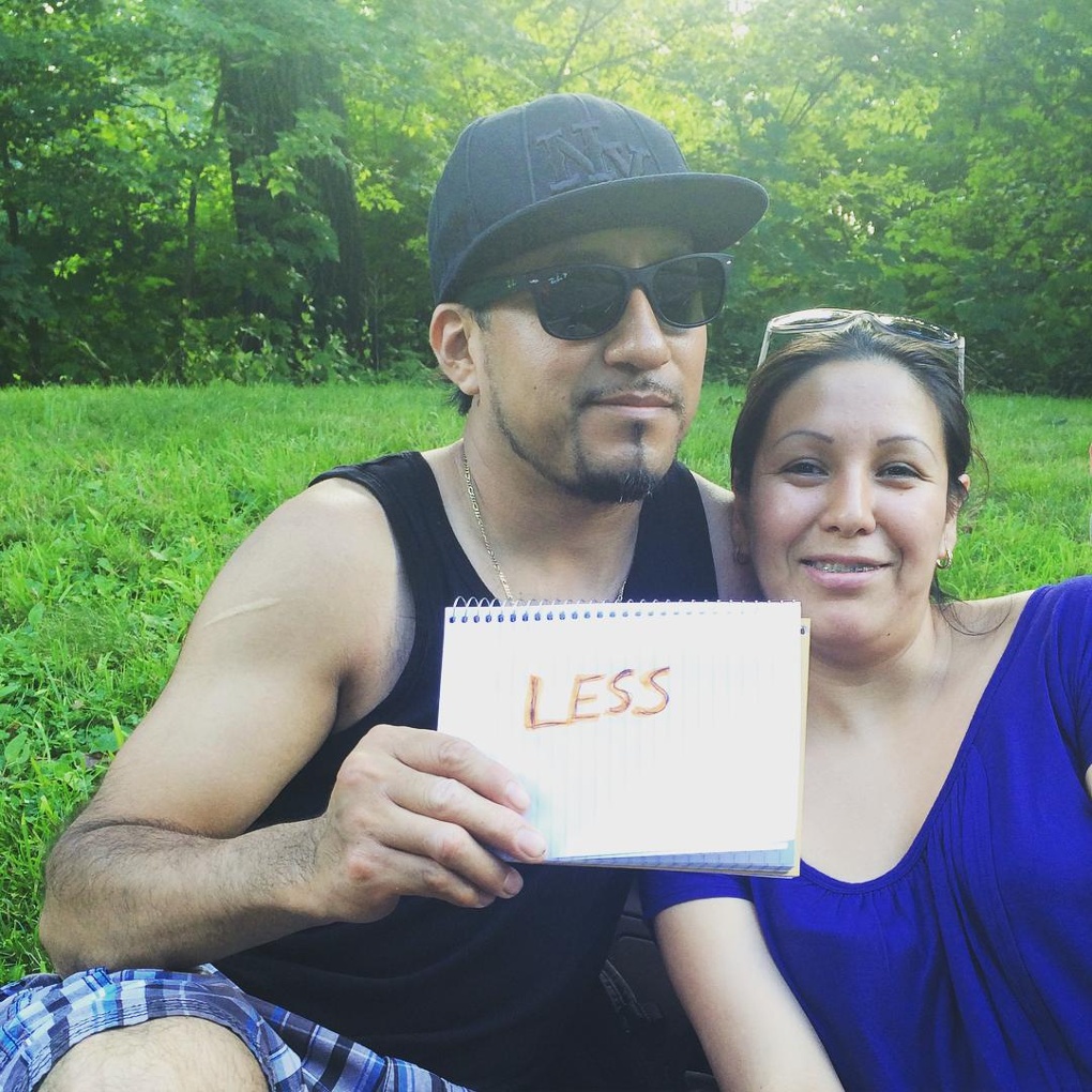 Toni Flores and companion