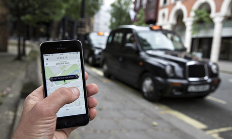 London black cab drivers protest over Uber