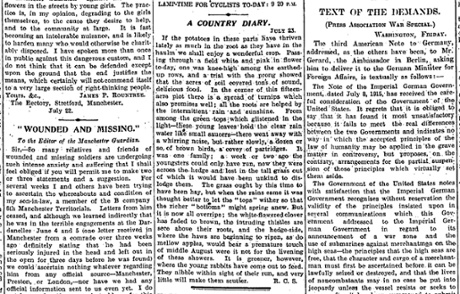 The Manchester Guardian, 24 July 1915