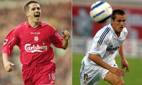 Michael Owen came through the youth ranks at Anfield and left to join Real Madrid for £8m at a time when Liverpool were off the pace at home and in Europe.