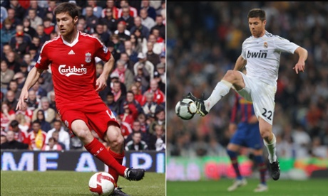 Xabi Alonso left Liverpool for Real Madrid for £30m after his relationship with Rafa Benítez, the then manager, had broken down.