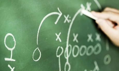 Plays on a chalkboard