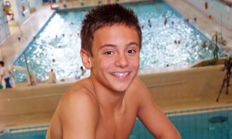 Tom Daley as a boy