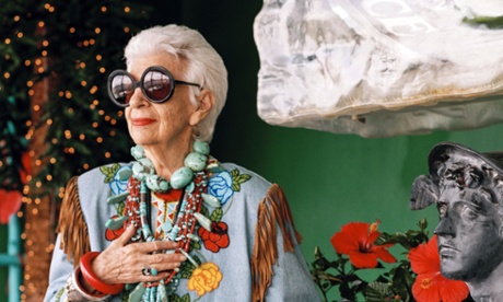 Star of the show: a scene from the film Iris, directed By Albert Maysles.