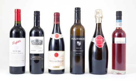 Penfolds Bin 28 Kalimna Shiraz, Tesco Finest Argentinian Malbec, E Guigal Côtes du Rhône, Vuurberg White, Gosset Grande Reserve NV, Warre’s Otima 10-Year-Old Tawny Port.