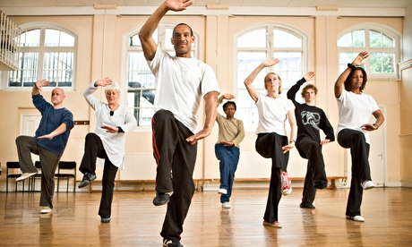 Group doing tai chi