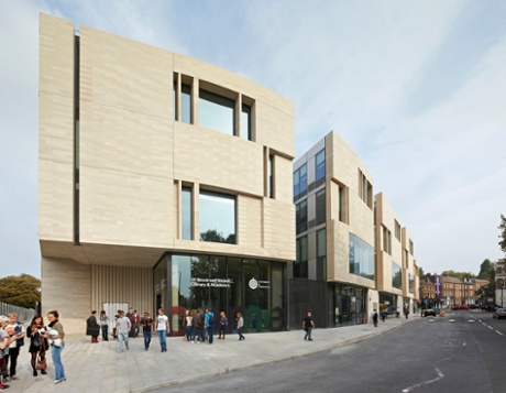 'A big block of stone that's been cleft open with glazed canyons'.