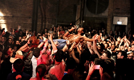 Raury at Village Underground: 'At the end of Fly, he stagedives, an elegant arc into a crowd of wait