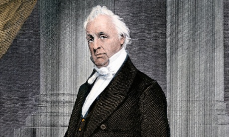 President James Buchanan in the White House.
