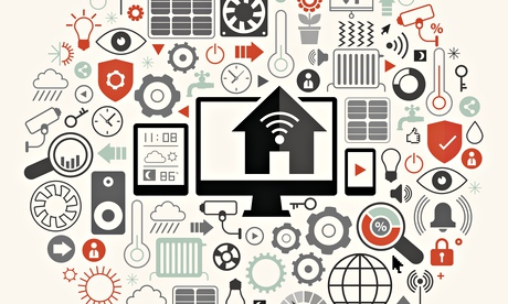 Smart house icon set