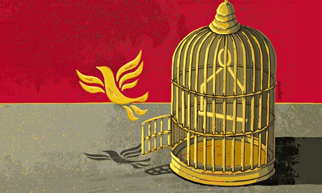 'There is only one way out of the Liberal Democrats' predicament, and that way is up.'