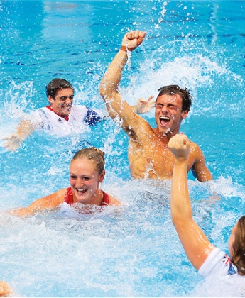 Tom Daley in pool