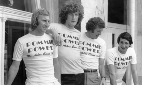 Alan Butcher, Bob Willis, Graham Roope and Derek Randall