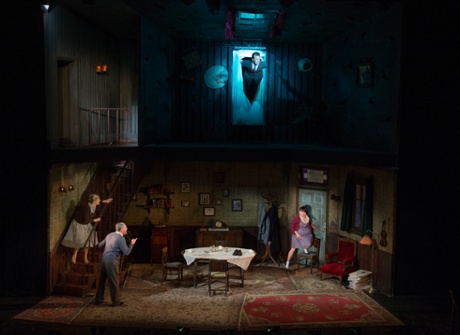 A dress rehearsal for staging of <em>Metamorphosis</em> at the Royal Alexandra theatre, Toronto, January 2014.