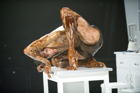 A scene from <em>Metamorphosis</em> at the Linbury studio, Royal Opera House, in 2011