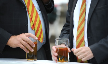 You don't have to have tea, you can have beer instead.