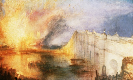 Turner's painting of the fire that destroyed the Houses of Parliament in 1834