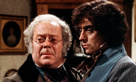 Aubrey Morris and Ian McShane in Disraeli (1978).