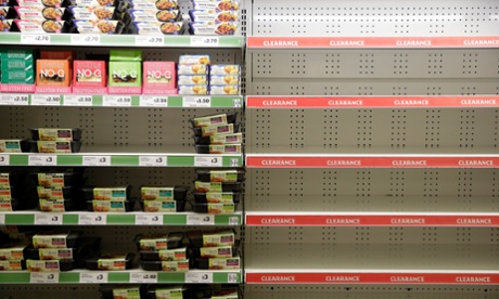 Sainsbury's clearance shelf