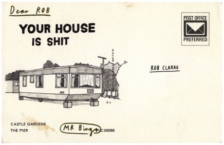 Spreading the joy … if Mr Bingo hits the £100,000 mark for his Kickstarter campaign, to fund a book of his art, he may give £1.50 per backer to charity