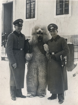 Wermacht officers … and bear.