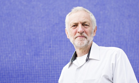 Labour party leadership candidate Jeremy Corbyn. '