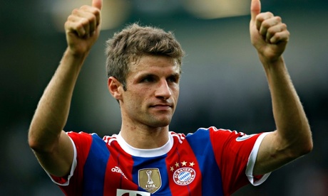 Bayern Munich's Thomas Muller
