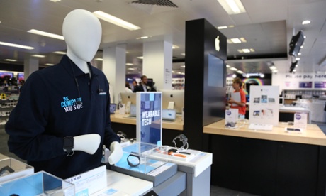 Dixons Carphone's Oxford Street store in London.
