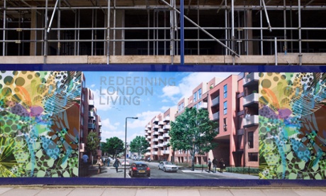 Construction site in London.