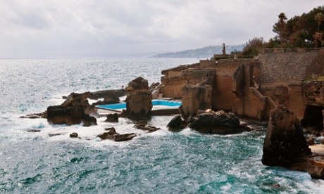 The open thermal baths of Santa Cesarea.