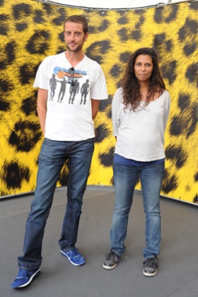 They call it mellow giallo: Bruno Forzani and Hélène Cattet.