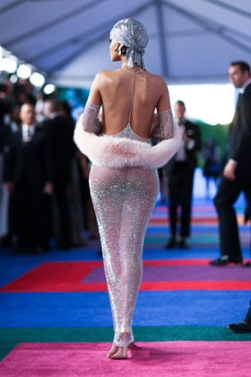 Rihanna channels Josephine Baker at the 2014 CFDA Fashion Awards, New York.