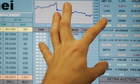 london stock exchange screen