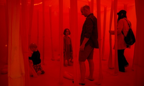 Doug Aitken stations his boundary-crossing installation at the Barbican.