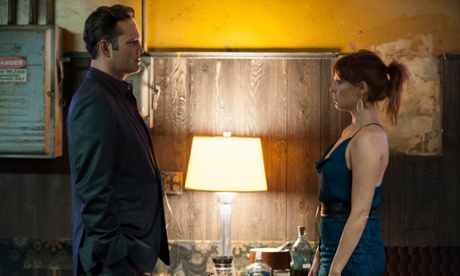 At home with the Semyons… Vince Vaughn and Kelly Reilly.