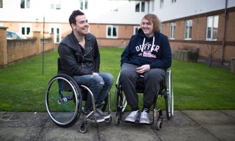 Peter Mitchell and Billy Taylor in BBC3's Disabled In An Instant.