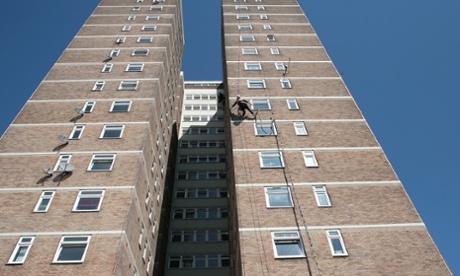 Industrial abseiler in Romford