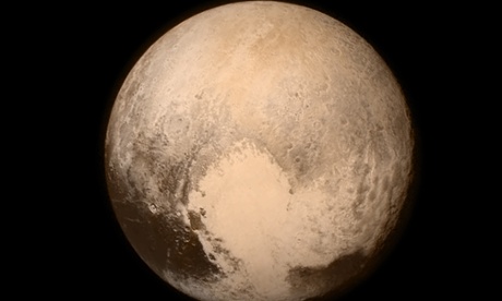 Pluto seen from Nasa's New Horizons spacecraft.