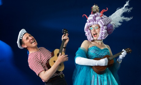 Co-authors Philip Reeve and Sarah McIntyre share the limelight at the Edinburgh International Book festival.