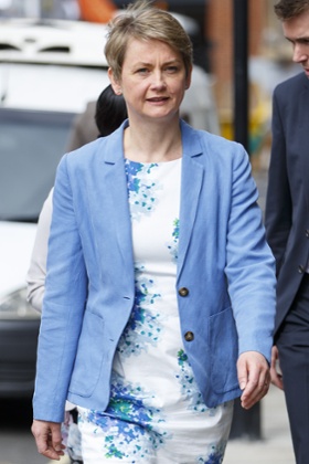Helen Goodman caused uproar after writing she supports Yvette Cooper (pictured) because she is a mother.