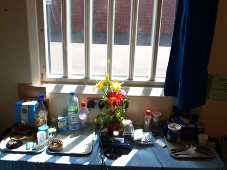 My family are trying so hard to be supportive, they bring me fresh flowers every time they visit ... Photograph: Allen S