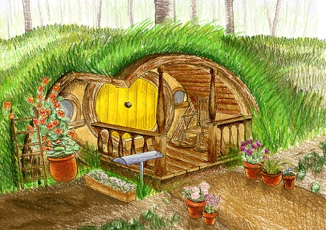 Artist's impression of the Poddit hole.