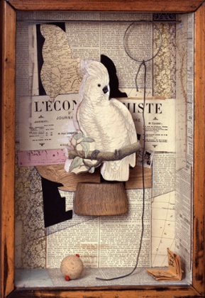 <em> A Parrot for Juan Gris</em>, 1953-54. Courtesy of Quicksilver/The Joseph and Robert Cornell Memorial Foundation/Vaga, NY/Dacs.