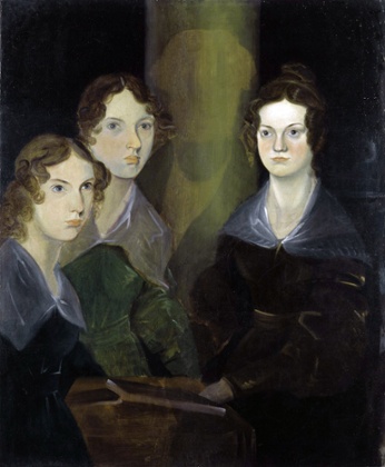 Branwell Brontë’s ‘pillar portrait’ of the sisters (from left, Anne, Emily and Charlotte). Photograph: National Portrait Gallery/Corbis